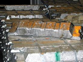 Philippine agents seize missing aluminum ingots
